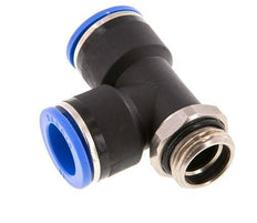 16mm x G1/2'' Right Angle Tee Push-in Fitting with Male Threads Brass/PA 66 NBR Rotatable