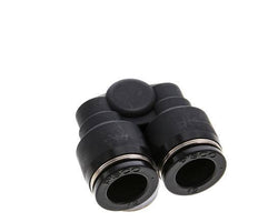 12mm x R1/2'' Y Push-in Fitting with Male Threads Brass/PBT NBR Rotatable