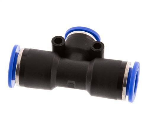 10mm x 12mm Tee Push-in Fitting PA 66 NBR [2 Pieces]