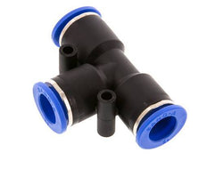 12mm Tee Push-in Fitting PA 66 NBR [2 Pieces]