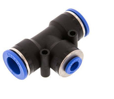 8mm x 14mm Tee Push-in Fitting PA 66 NBR