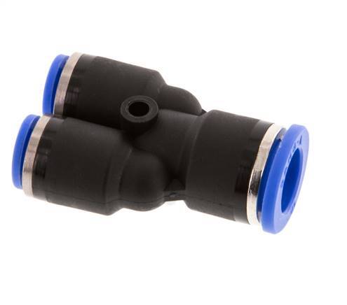 6mm x 10mm Y Push-in Fitting PA 66 NBR [2 Pieces]
