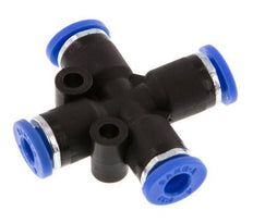 4mm Cross Push-in Fitting PA 66 NBR [2 Pieces]