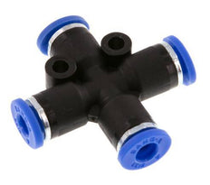 4mm Cross Push-in Fitting PA 66 NBR [2 Pieces]