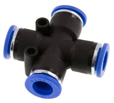 10mm Cross Push-in Fitting PA 66 NBR