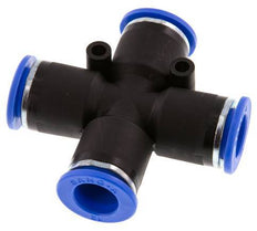 12mm Cross Push-in Fitting PA 66 NBR