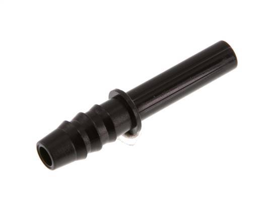 6mm x 6mm Plug-in Fitting with Hose Pillar PA 66 NBR [5 Pieces]