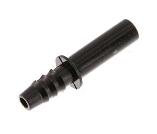 8mm x 6mm Plug-in Fitting with Hose Pillar PA 66 NBR [5 Pieces]