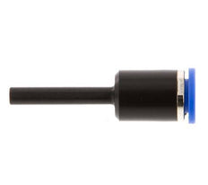 6mm x 4mm Push-in Fitting with Plug-in PA 66 NBR [2 Pieces]