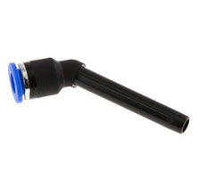 6mm x 6mm 45deg Elbow Push-in Fitting with Plug-in PA 66 NBR Long Sleeve [2 Pieces]
