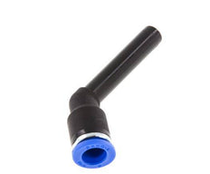 8mm x 8mm 45deg Elbow Push-in Fitting with Plug-in PA 66 NBR Long Sleeve [2 Pieces]