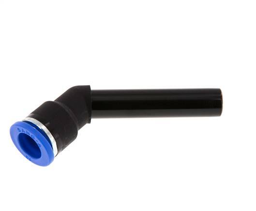 10mm x 10mm 45deg Elbow Push-in Fitting with Plug-in PA 66 NBR Long Sleeve [2 Pieces]