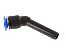 12mm x 12mm 45deg Elbow Push-in Fitting with Plug-in PA 66 NBR Long Sleeve [2 Pieces]