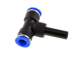 10mm x 10mm Tee Push-in Fitting with Plug-in PBT NBR [2 Pieces]