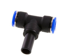 16mm x 16mm Tee Push-in Fitting with Plug-in PBT NBR