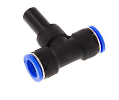 16mm x 16mm Tee Push-in Fitting with Plug-in PBT NBR
