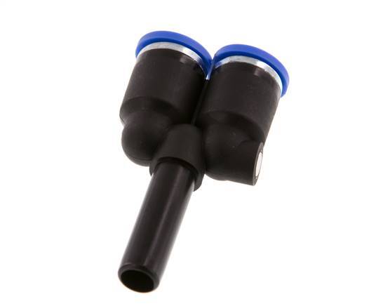 8mm x 8mm Y Push-in Fitting with Plug-in PA 66 NBR [2 Pieces]