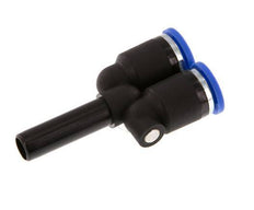 8mm x 8mm Y Push-in Fitting with Plug-in PA 66 NBR [2 Pieces]