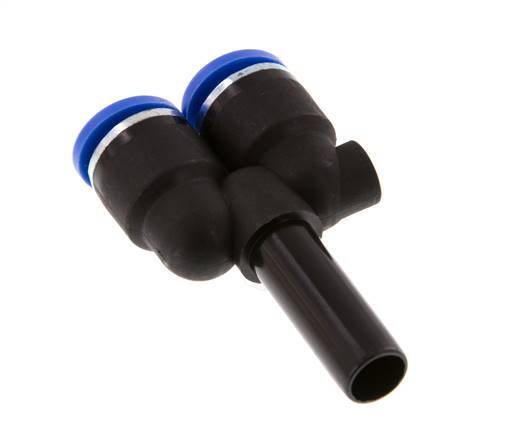 10mm x 10mm Y Push-in Fitting with Plug-in PA 66 NBR