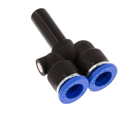 10mm x 10mm Y Push-in Fitting with Plug-in PA 66 NBR