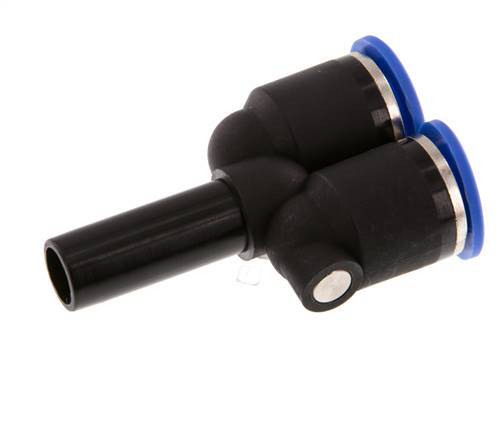 12mm x 12mm Y Push-in Fitting with Plug-in PA 66 NBR