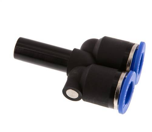 12mm x 12mm Y Push-in Fitting with Plug-in PA 66 NBR
