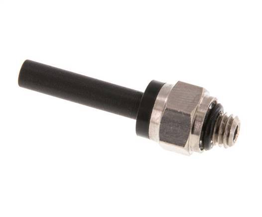4mm x M 5 Plug-in Fitting with Male Threads Brass/PA 66 NBR [5 Pieces]