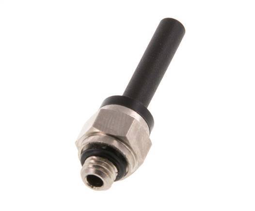 4mm x M 5 Plug-in Fitting with Male Threads Brass/PA 66 NBR [5 Pieces]
