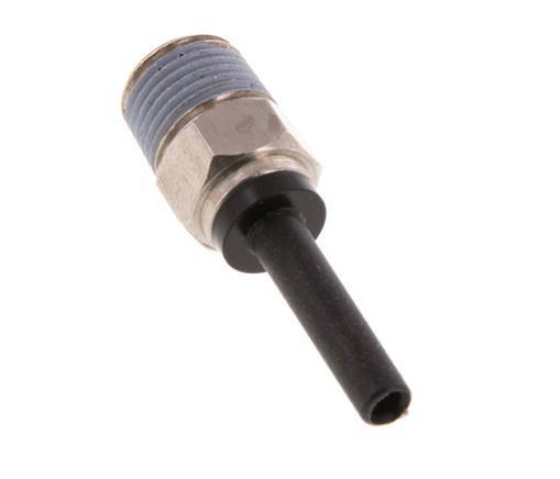 4mm x R1/8'' Plug-in Fitting with Male Threads Brass/PA 66 NBR [5 Pieces]