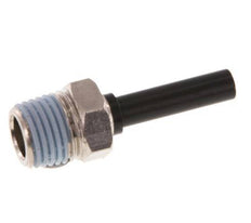 6mm x R1/4'' Plug-in Fitting with Male Threads Brass/PA 66 NBR [5 Pieces]