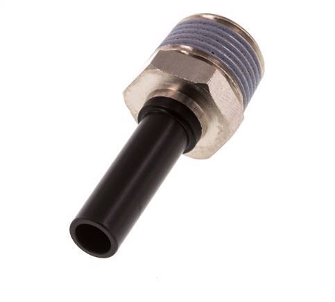 8mm x R3/8'' Plug-in Fitting with Male Threads Brass/PA 66 NBR [5 Pieces]