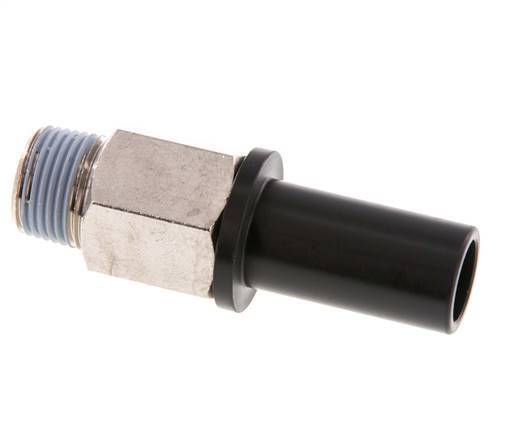 16mm x R3/8'' Plug-in Fitting with Male Threads Brass/PA 66 NBR [2 Pieces]