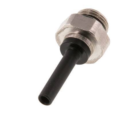 4mm x G1/8'' Plug-in Fitting with Male Threads Brass/PA 66 NBR [5 Pieces]