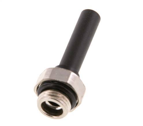 6mm x G1/8'' Plug-in Fitting with Male Threads Brass/PA 66 NBR [5 Pieces]