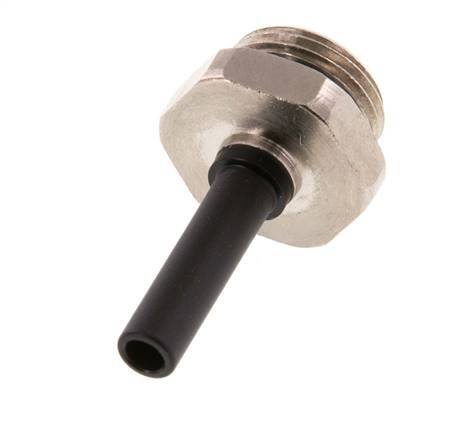 6mm x G3/8'' Plug-in Fitting with Male Threads Brass/PA 66 NBR [2 Pieces]