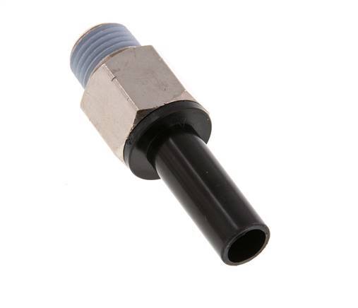 10mm x 1/4'' NPT Plug-in Fitting with Male Threads Brass/PA 66 NBR [2 Pieces]