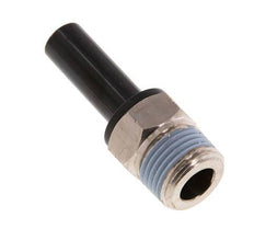 10mm x 3/8'' NPT Plug-in Fitting with Male Threads Brass/PA 66 NBR [2 Pieces]