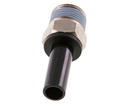 10mm x 3/8'' NPT Plug-in Fitting with Male Threads Brass/PA 66 NBR [2 Pieces]