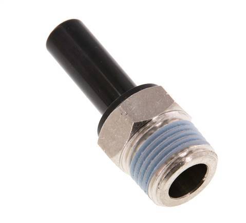 12mm x 1/2'' NPT Plug-in Fitting with Male Threads Brass/PA 66 NBR