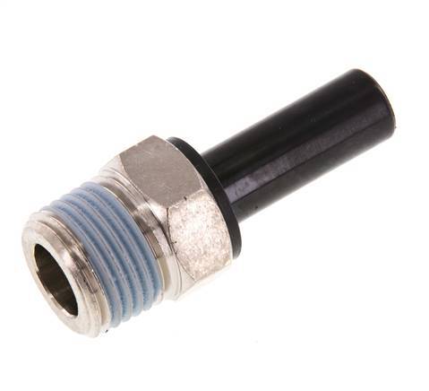12mm x 1/2'' NPT Plug-in Fitting with Male Threads Brass/PA 66 NBR