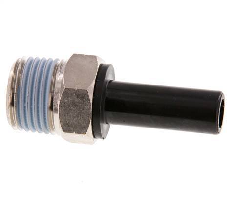 12mm x 1/2'' NPT Plug-in Fitting with Male Threads Brass/PA 66 NBR