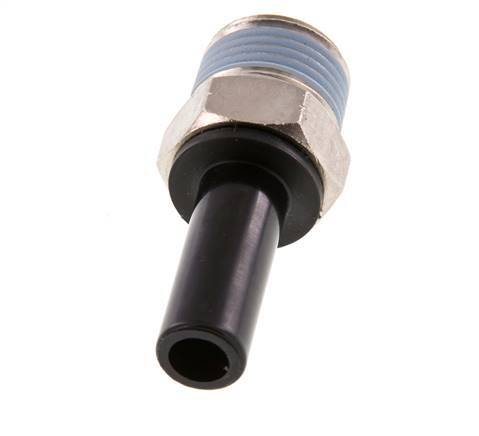 12mm x 1/2'' NPT Plug-in Fitting with Male Threads Brass/PA 66 NBR