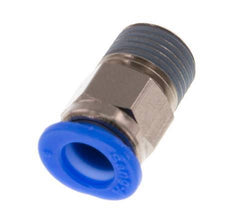 6mm x R1/8'' Push-in Fitting with Male Threads Brass/POM NBR Compact Design [5 Pieces]