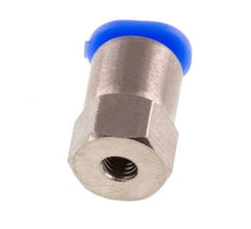 3mm x M 3 Push-in Fitting with Female Threads Steel/POM NBR Compact Design [5 Pieces]