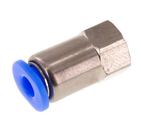 3mm x M 5 Push-in Fitting with Female Threads Brass/POM NBR Compact Design [2 Pieces]