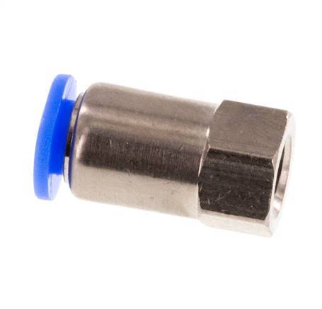 3mm x M 5 Push-in Fitting with Female Threads Brass/POM NBR Compact Design [2 Pieces]