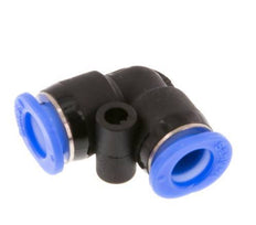 6mm 90deg Elbow Push-in Fitting PBT NBR Compact Design [2 Pieces]