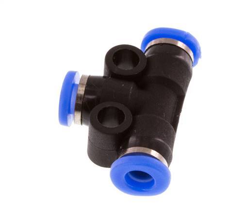 3mm Tee Push-in Fitting PBT NBR Compact Design [2 Pieces]
