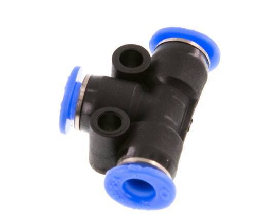 4mm Tee Push-in Fitting PBT NBR Compact Design [2 Pieces]