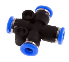 3mm Cross Push-in Fitting PA 66 NBR Compact Design [2 Pieces]